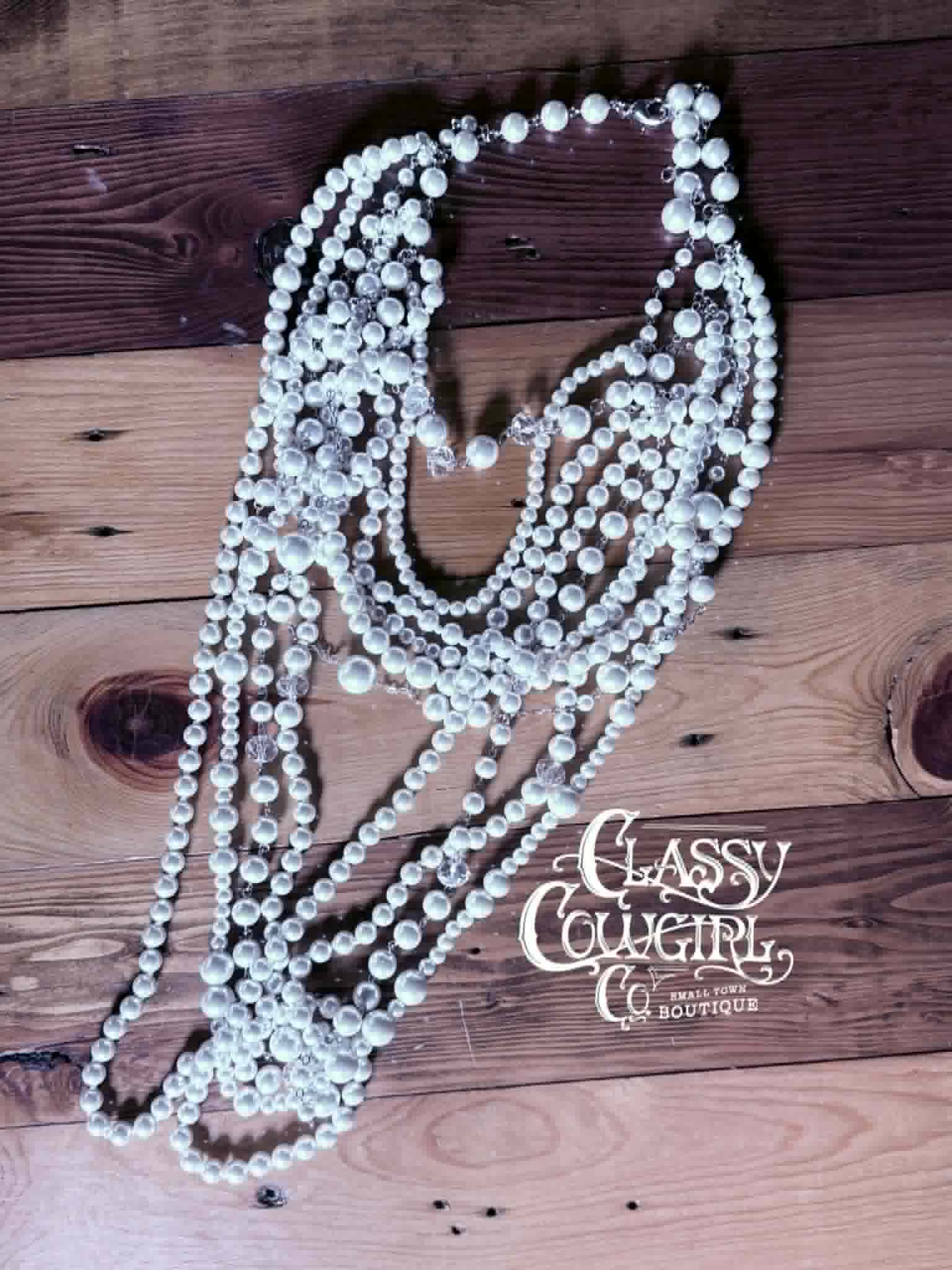 Art by Amy Massive Pearl Necklace- No Leather