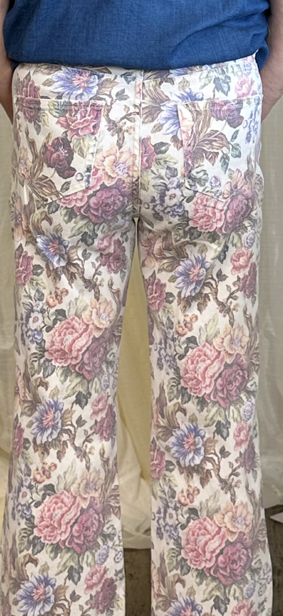 Vintage Floral Jeans