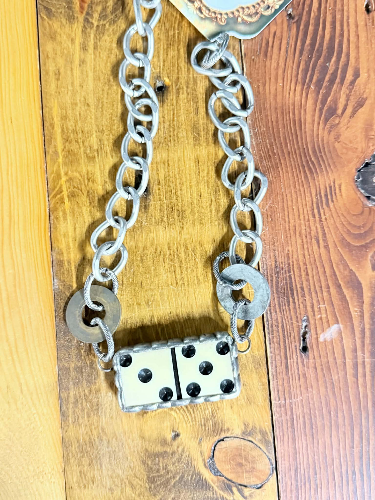 Art by Amy Vintage Domino Necklace- HD
