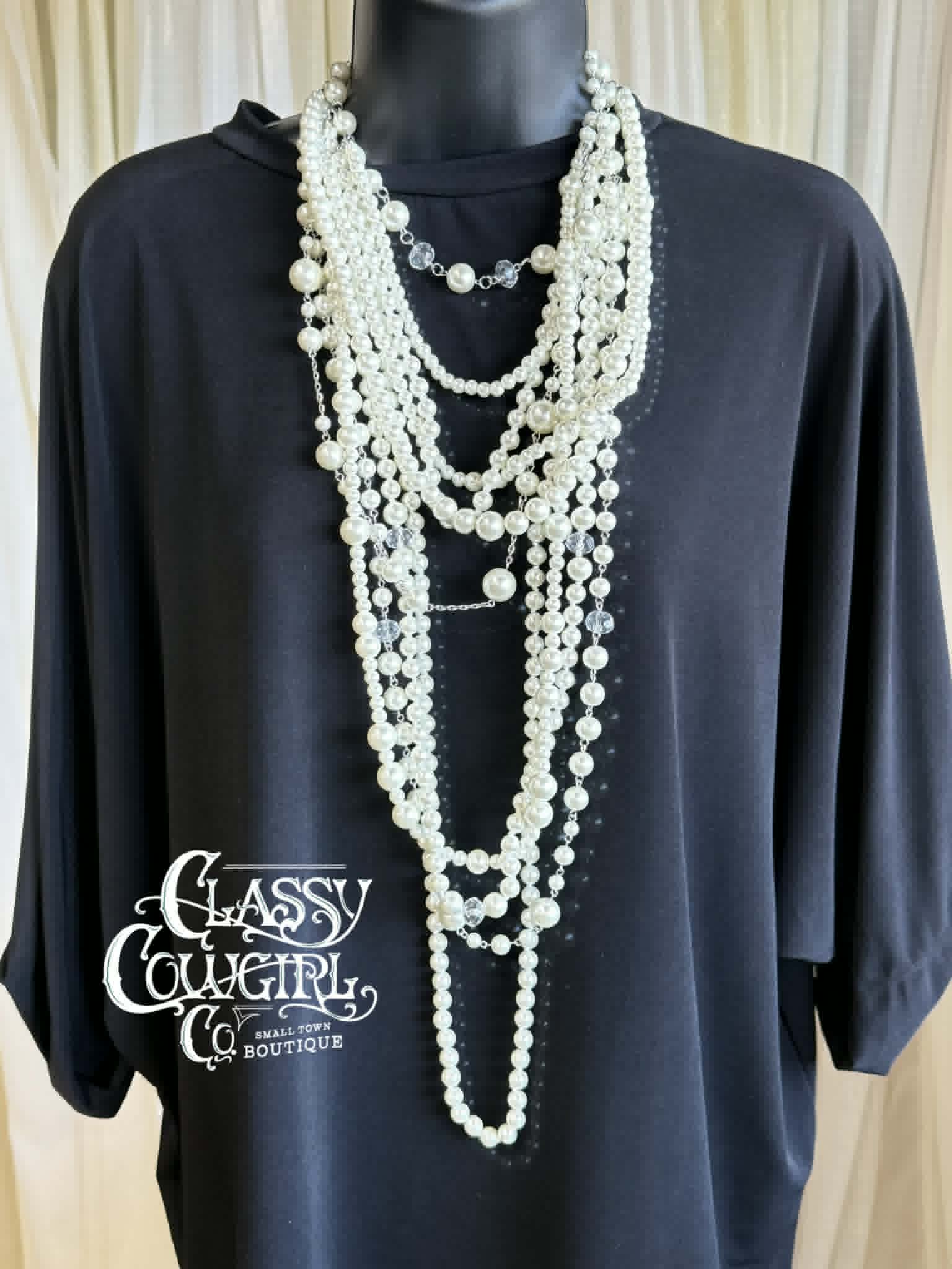 Art by Amy Massive Pearl Necklace- No Leather