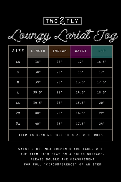 LOUNGY LARIAT JOGGERS *BOOT SCOOT