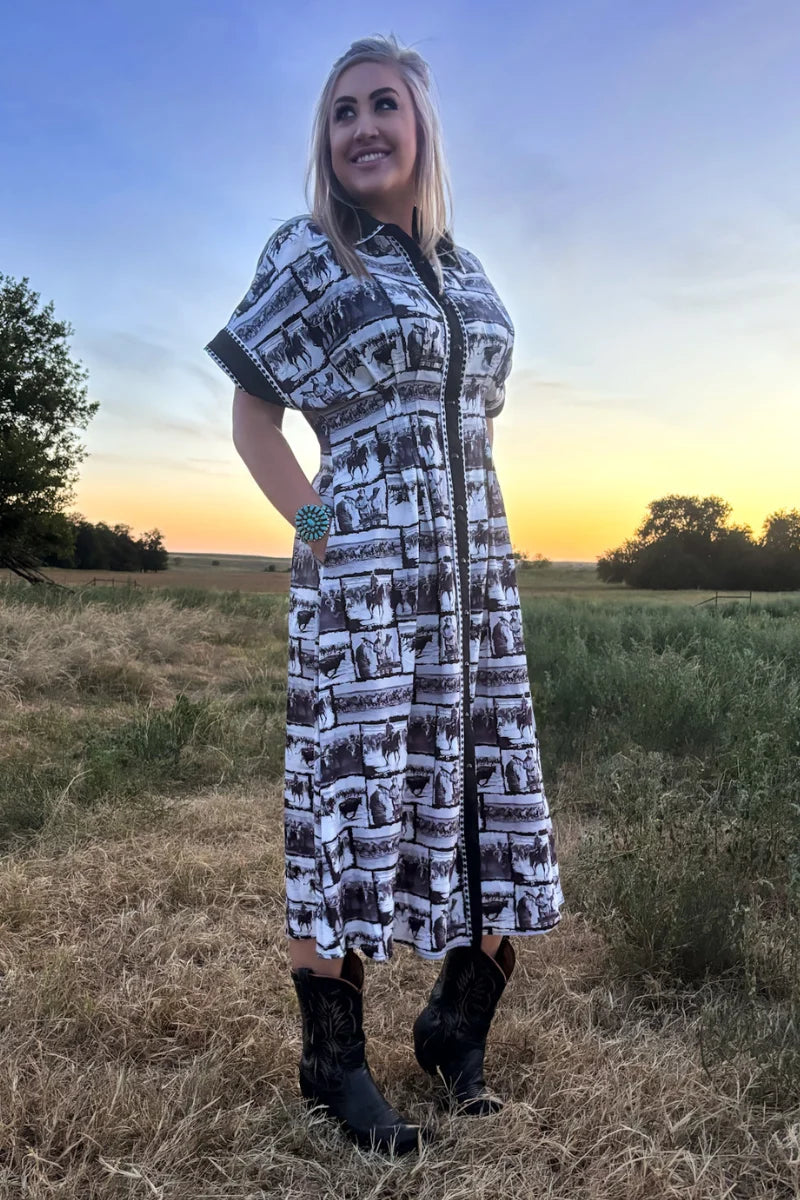 Sterling Kreek Ranch Sketch Dress
