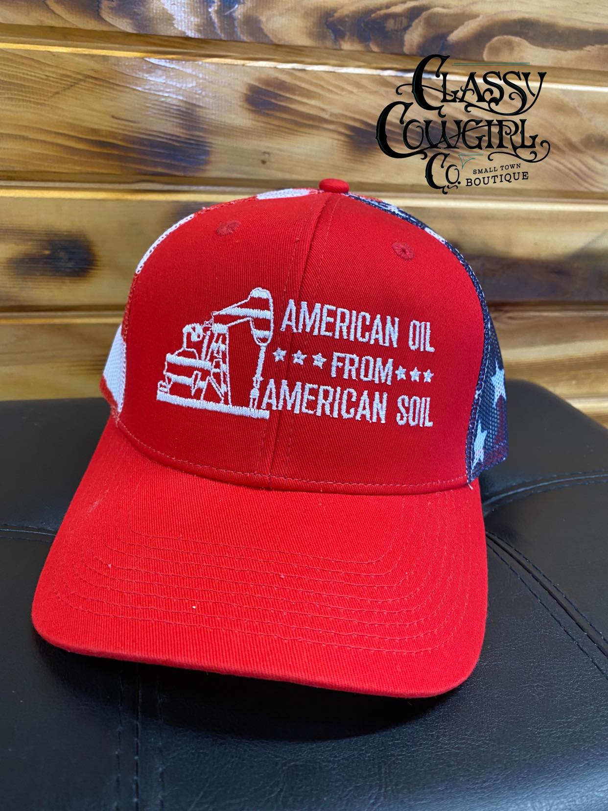 American Oil From American Soil Cap- Red