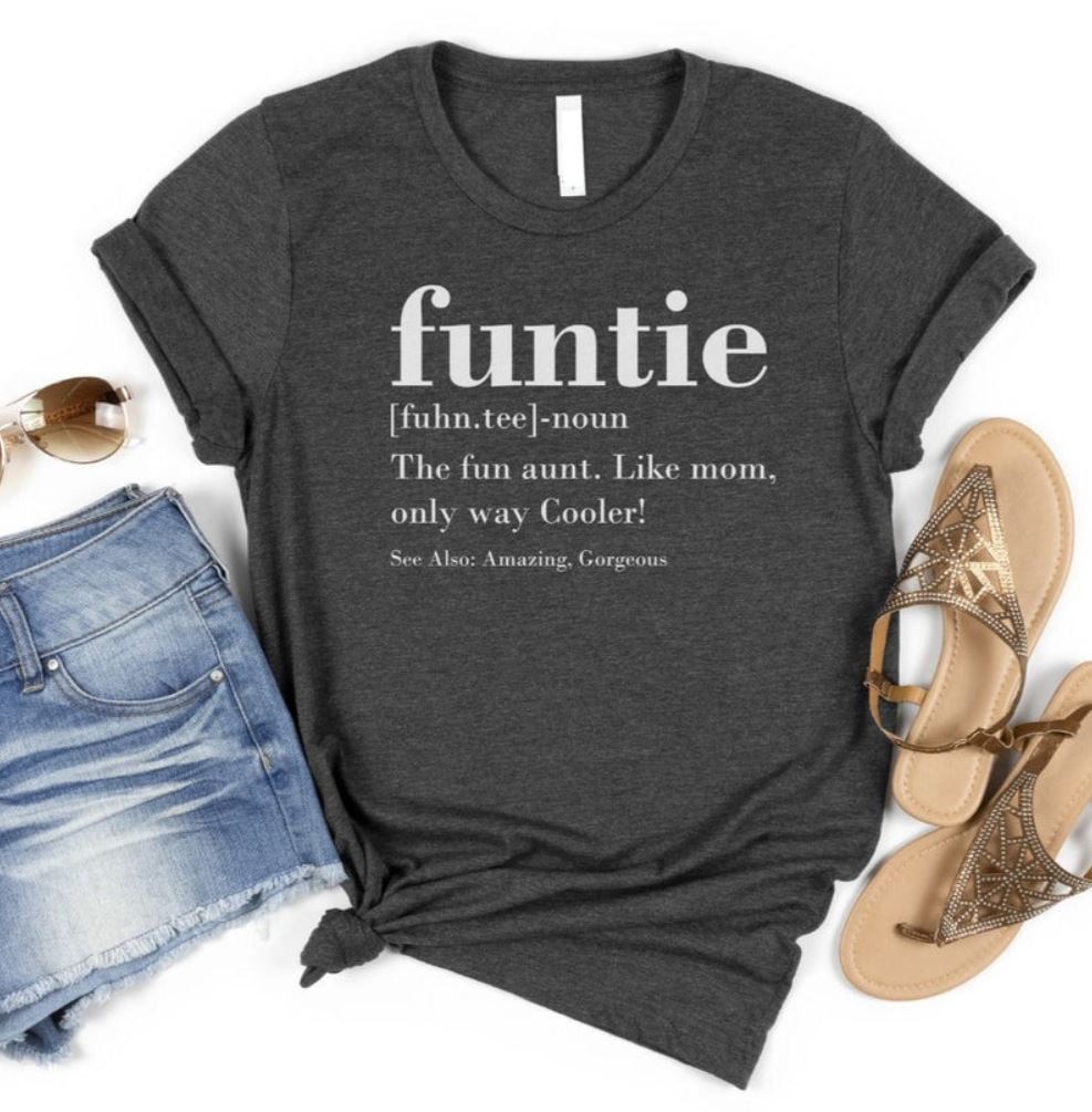 Funtie ( Aunt) Soft Graphic Tee-